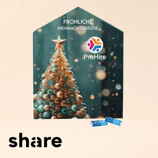 [1277-S] Täfelchen Adventskalender Haus - share Napolitain