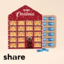 Täfelchen Adventskalender Haus ECO - share Napolitain