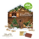 Adventskalenderhaus Organic mit Lindt Täfelchen