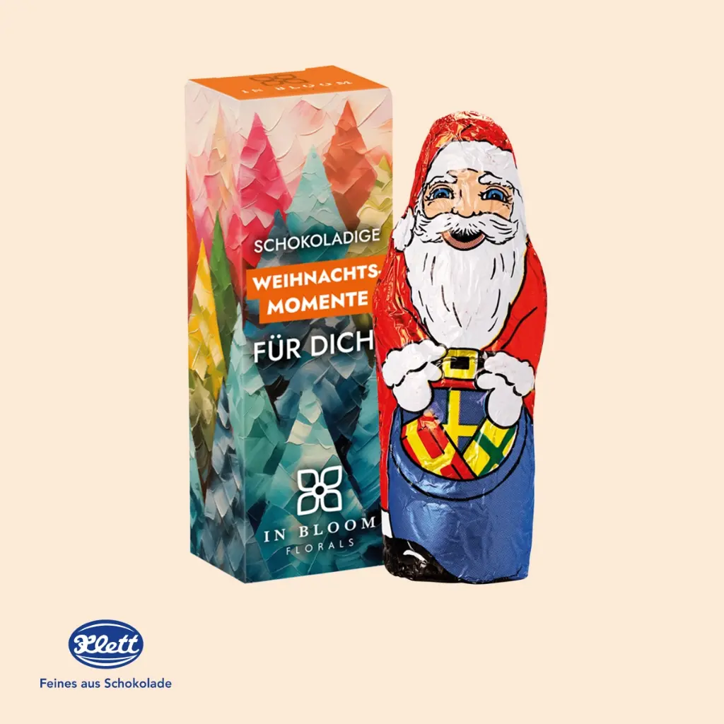 Klett Weihnachtsmann, 15g in der Werbebox