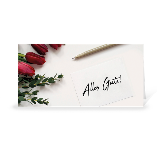 [MG101] Karte: Alles Gute (Wir gestalten gratis für Dich)
