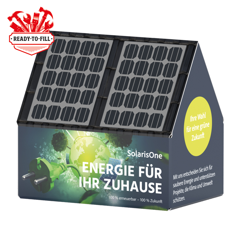 3D-Präsent Haus, zum Selbstbefüllen