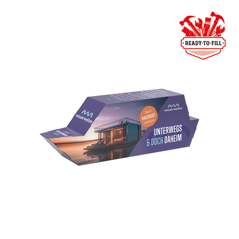 3D-Präsent Schiff, zum Selbstbefüllen