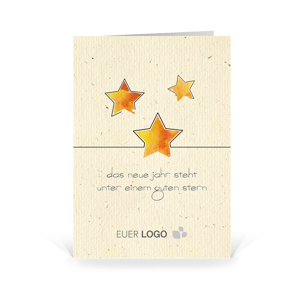 Karte: Kunstvoll - Sterne