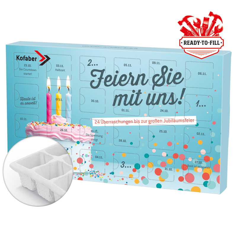 Adventskalender Eco L, zum Selbstbefüllen