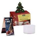Geschenkbox Mini Tanne, Teelicht