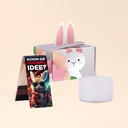 Geschenkbox Mini Hasenohren, Teelicht