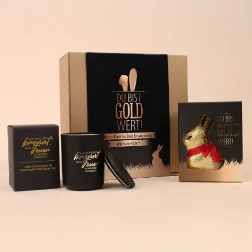 [WP13507] Ostern-Set "Du bist gold wert"