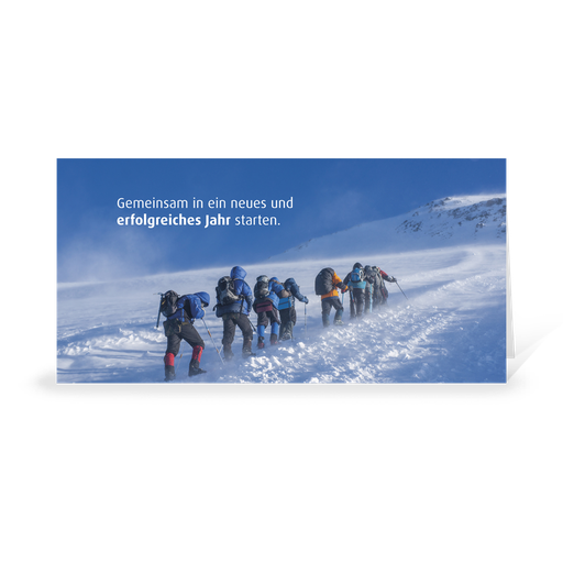 [WP2366] Karte: Gipfelstürmer - Kampfgeist (Wir gestalten gratis für Dich)