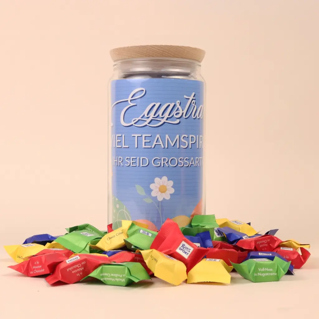 Teamgeschenk M "Eggstra viel Teamspirit" - Ritter Sport