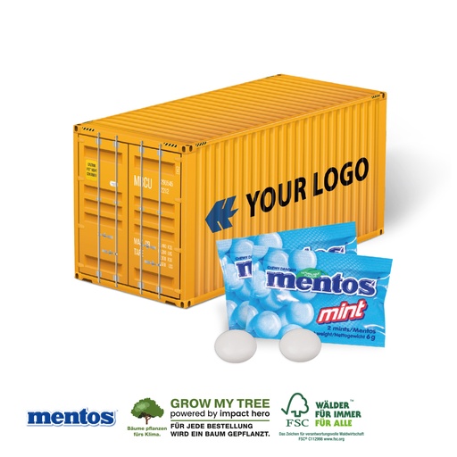 [91542] 3D Präsent "Container" - Mentos