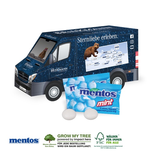 [91561] 3D Präsent "Transporter" - Mentos
