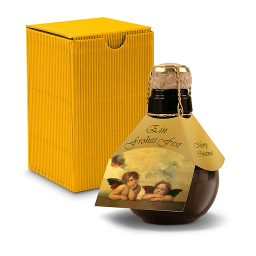 [2K1379] Kleinste Sektflasche - Weihnachts-Raffael