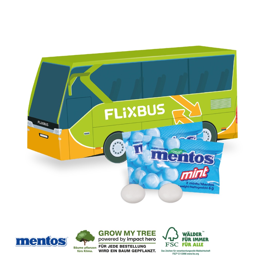 3D Präsent „Bus” - Mentos