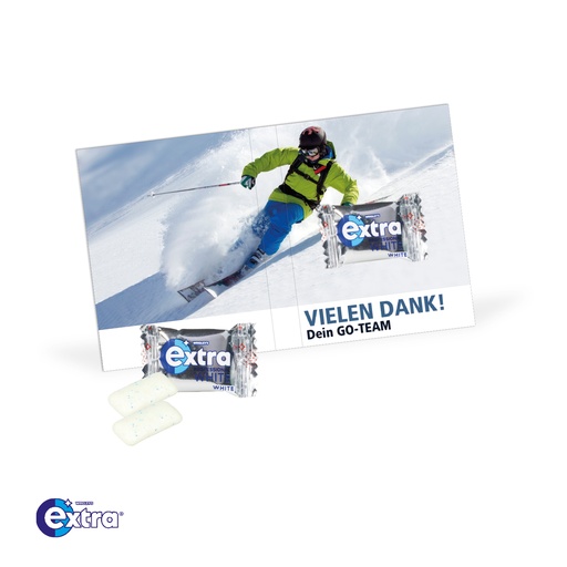 [91614] Werbe-Klappkarte mit Wrigley's Kaugummi