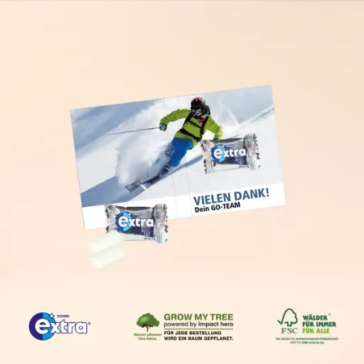 [91614] Werbe-Klappkarte