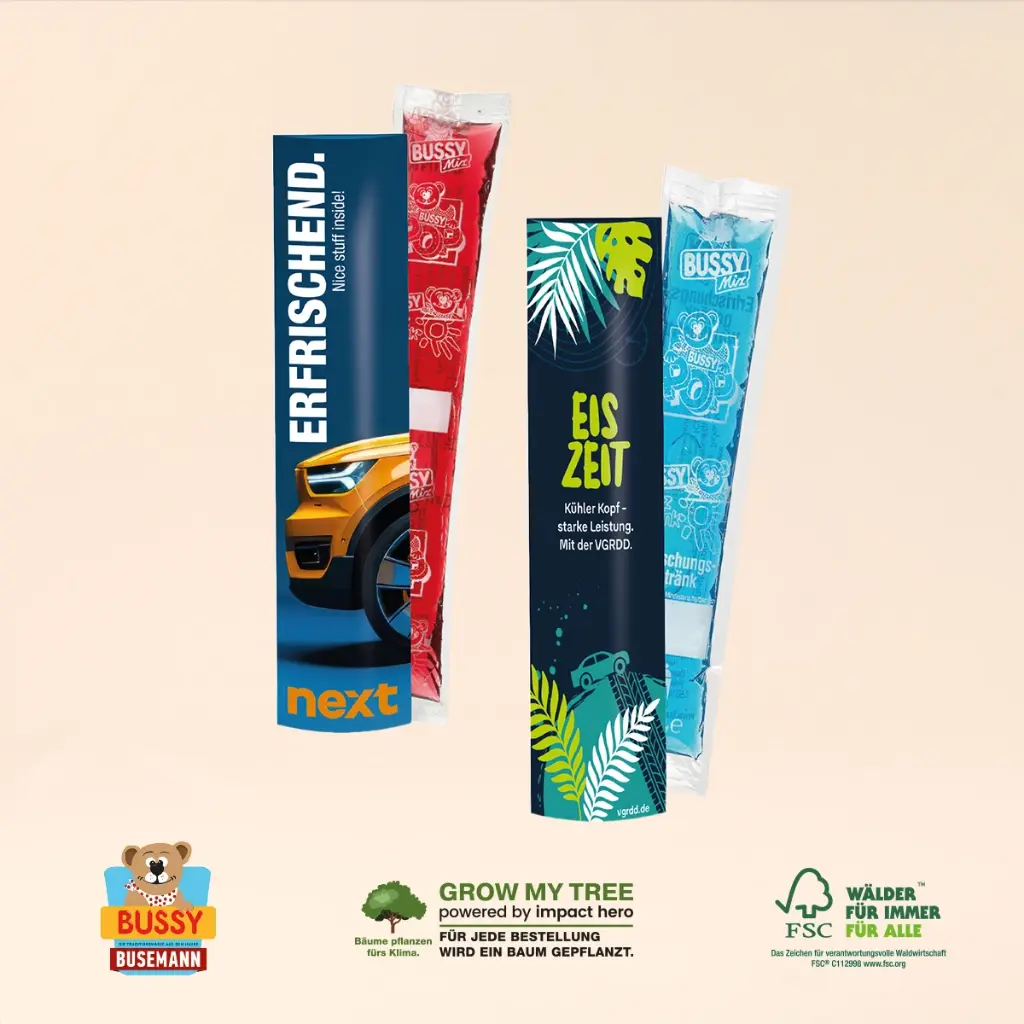 Bussy Werbe-Eis
