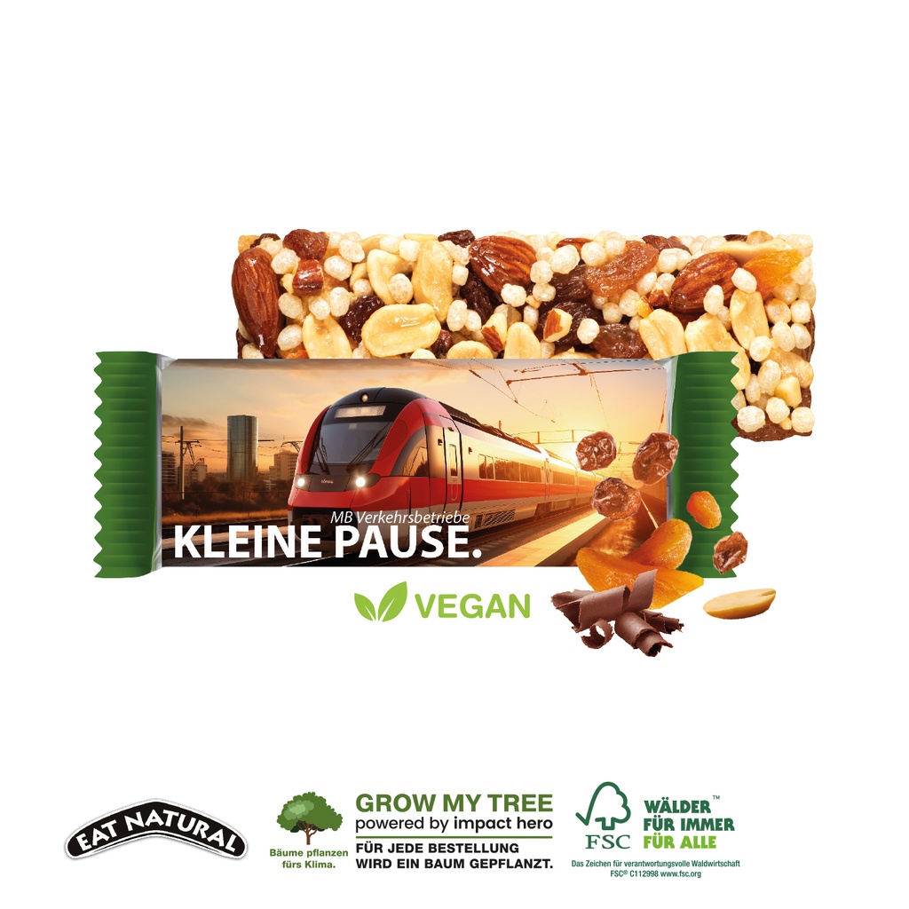 Eat natural vegan Riegel