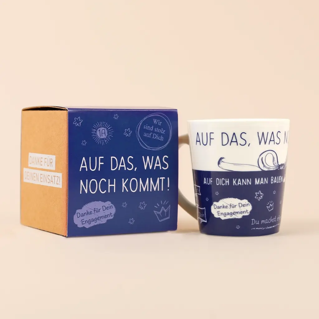 Porzellantasse "Bei Dir stimmt das Gesamtpaket"