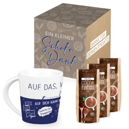 [WP13552] Geschenkset "Ein kleiner Schoko Dank" 