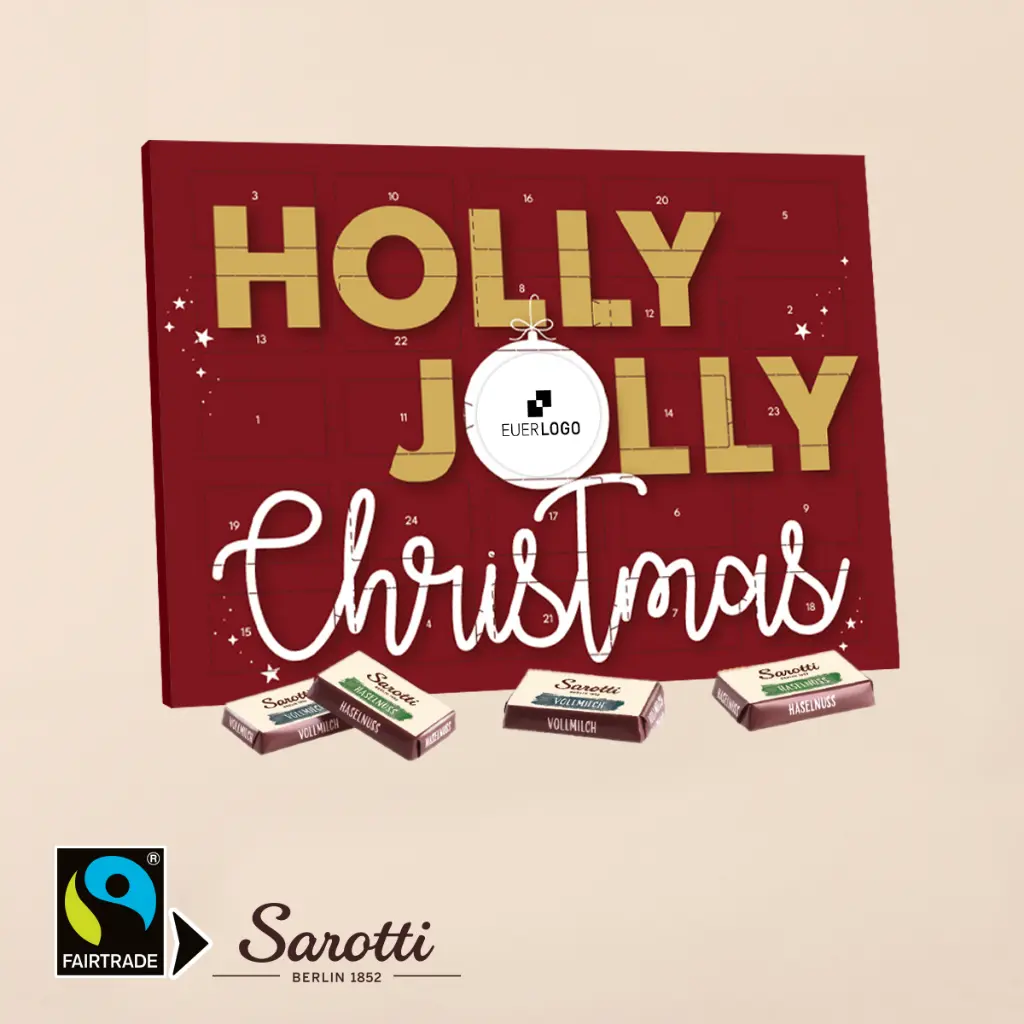 Tischkalender Sarotti mit Logo