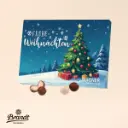 Tisch-Adventskalender mit Brandt Knusperkugeln 