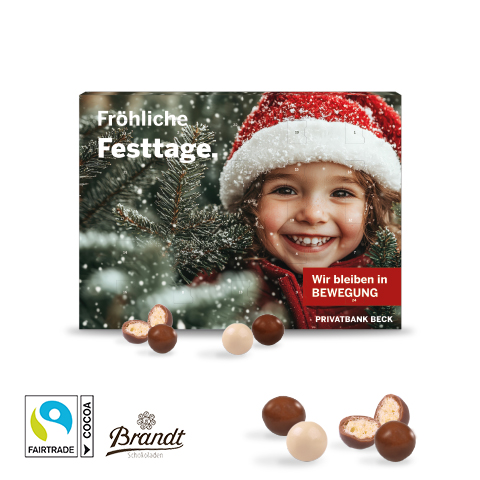 [95164] Wand-Adventskalender mit Brandt Knusperkugeln 