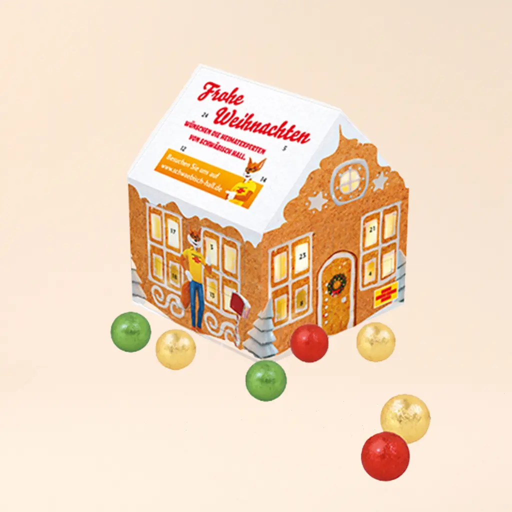 Adventskalender "Weihnachtshaus" Classic