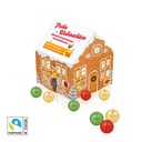 Adventskalender "Weihnachtshaus" Classic mit Fairtrade® Schokolade 