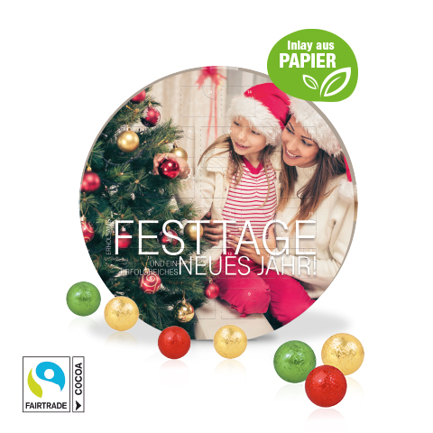 Adventskalender "Centro" mit Fairtrade® Schokolade 