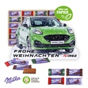 Adventskalender "individuelle Kalenderform" mit Milka Schokolade 