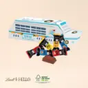 3D Präsent "Schiff" mit Lindt HELLO 
