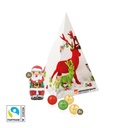 Präsent "Weihnachtsbaum" mit Fairtrade® Schokolade 