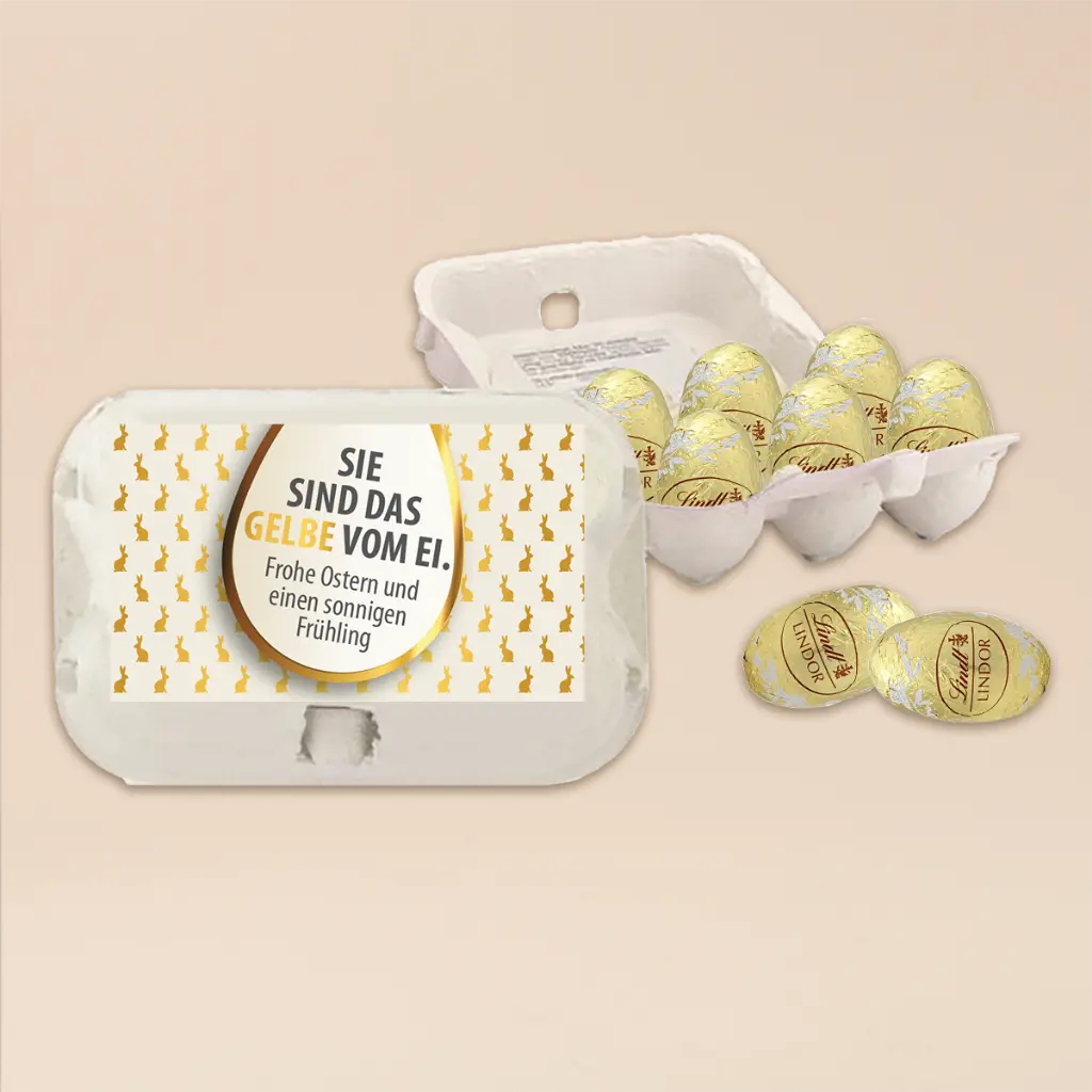 Sie sind das Gelbe vom Ei – Lindt Sixpack