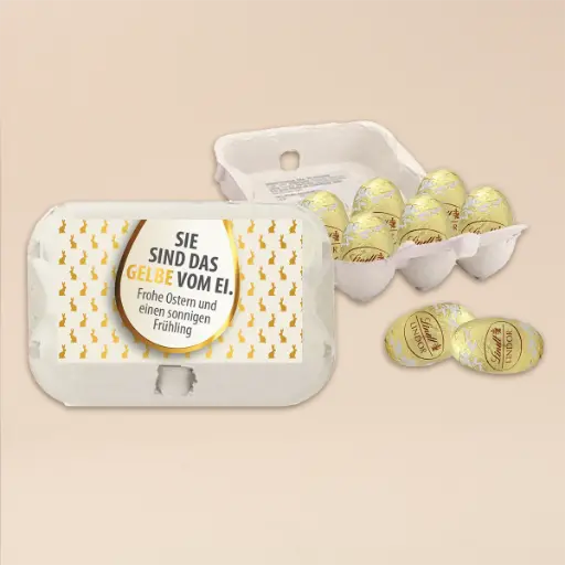 [WP12246] Sie sind das Gelbe vom Ei – Lindt Sixpack