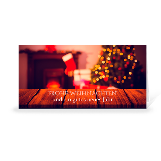 [WP10953] Karte: Kaminabend (Wir gestalten gratis für Dich)