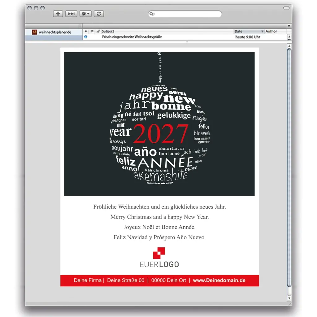 E-Card Mehrsprachig