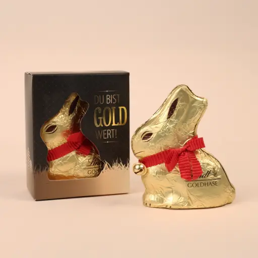 [WP12247] Du bist Gold wert – Lindt Goldhase -