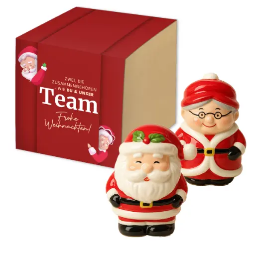 [WP13573] Salz- & Pfefferstreuer "Zwei, die zusammengehören!"