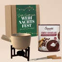 Geschenkset Schokoladenfondue "Süße Grüße zum Fest"