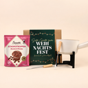 Geschenkset Schokoladenfondue "Süße Grüße zum Fest"