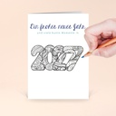 Karte: Ausgezeichnet - Neujahr