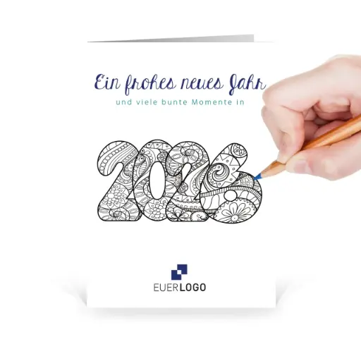 [WP2877] Karte: Ausgezeichnet - Neujahr (Wir gestalten gratis für Dich)