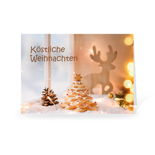 [WP10971] Karte: Keksbaum (Wir gestalten gratis für Dich)