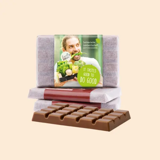 [1054] Design Schokolade in Pergaminpapier