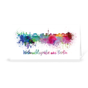 Karte: Skyline aquarell - Berlin