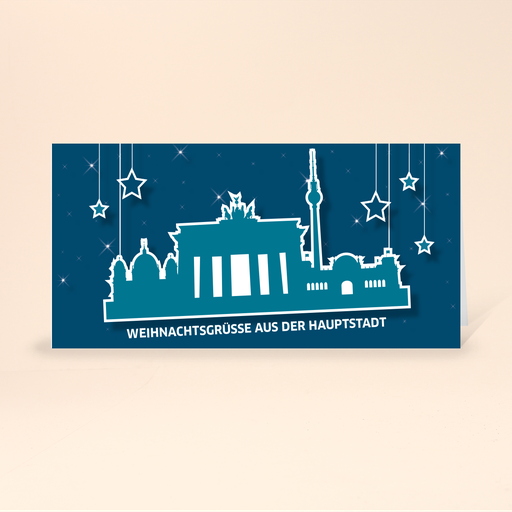 [WP10426] Karte: Skyline pop - Berlin (Wir gestalten gratis für Dich)