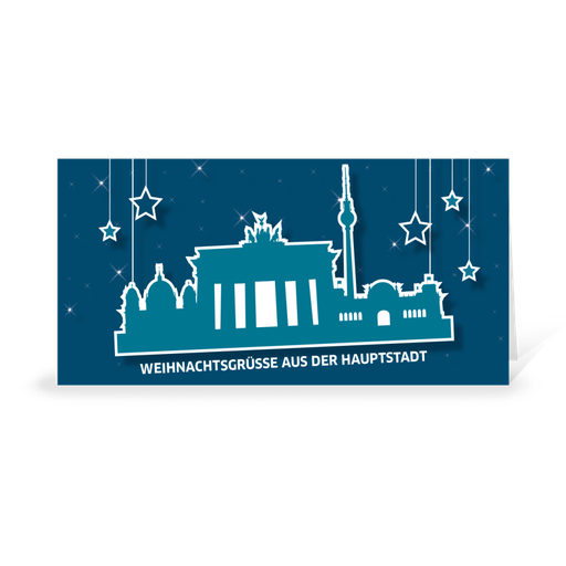[WP10426] Karte: Skyline pop - Berlin (Wir gestalten gratis für Dich)