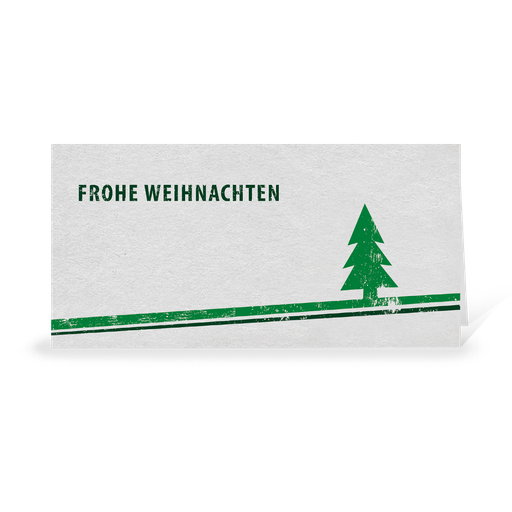 [WP674] Karte: Natürlich Weihnachten - Weihnachtsbaum (Wir gestalten gratis für Dich)