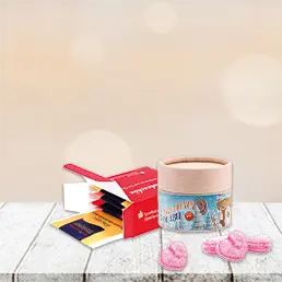 Give Aways / Tee und Bonbons